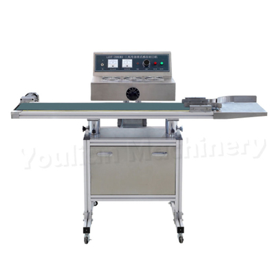 Automatische elektromagnetische ununterbrochene Induktions-Eichmeister-Aluminiumfolie-Flaschenkapsel-Dichtungs-Maschine der Hitze-LGYF-2000
